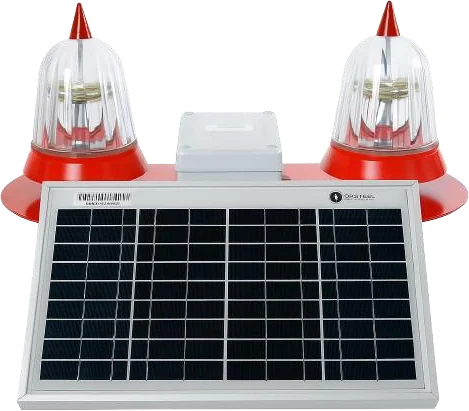 Dual Solar LED Aviation Obstruction Light